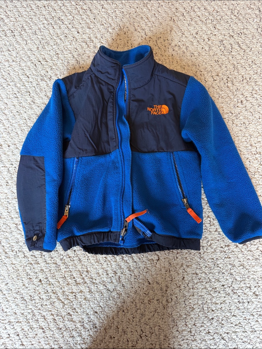 The North Face Royal Blue Fleece Jacket with Navy Panels